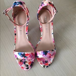 Multi colored sandals